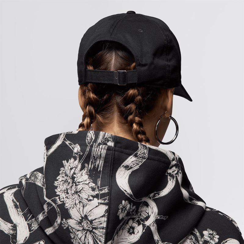 Jordan Club Unstructured Curved-Bill Hat Black/White