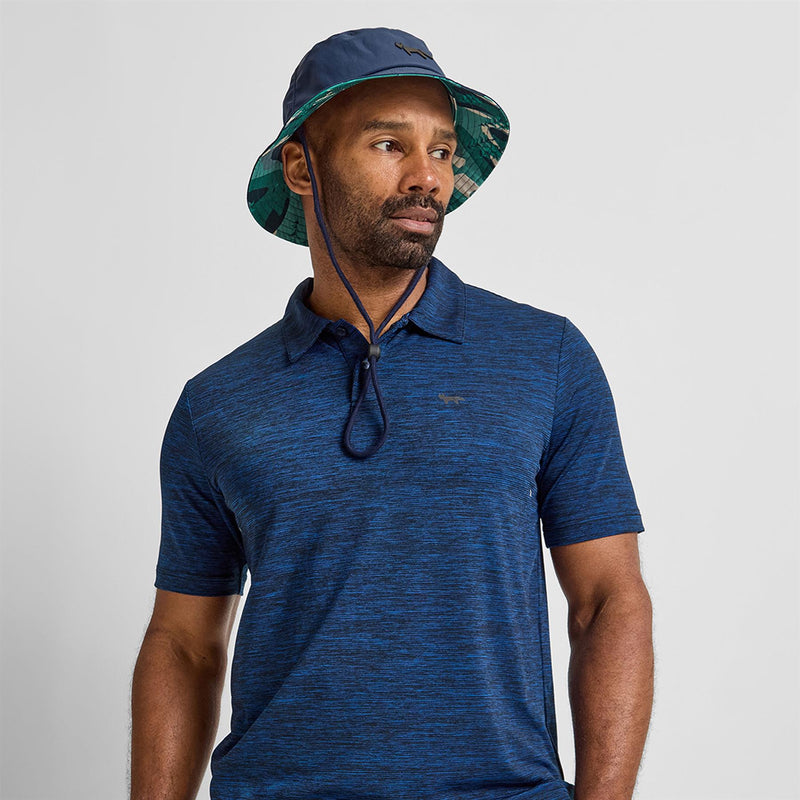 Bucket Hat Print Navy