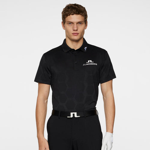 KV Tour Mesh Golf Polo Causeway Black