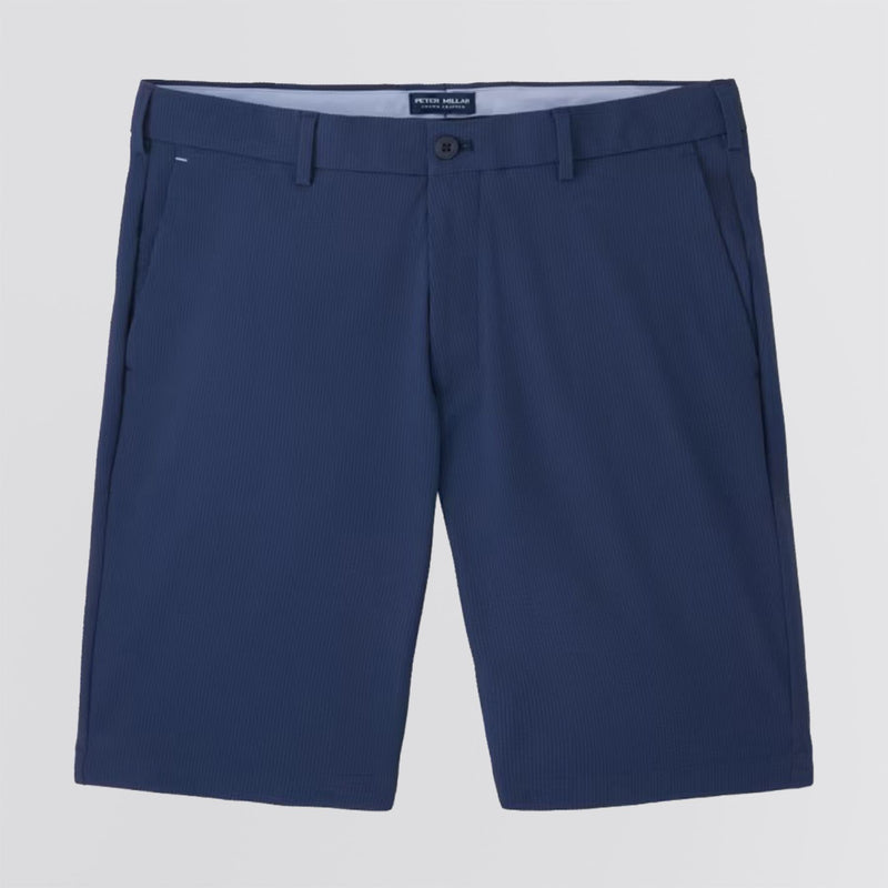 Matlock Seersucker Performance Short Navy