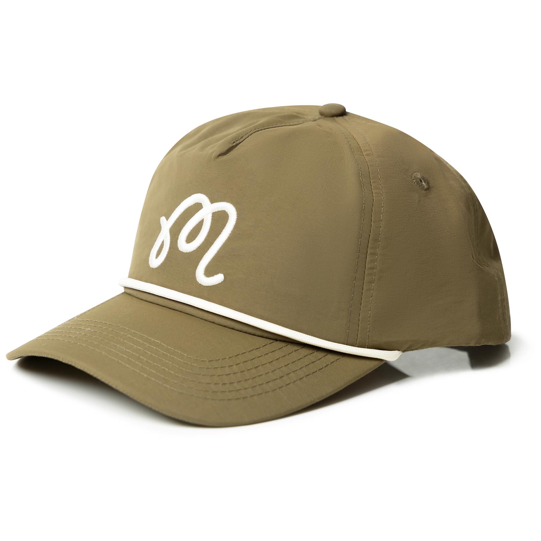 Script Nylon Rope Hat Olive - SU24