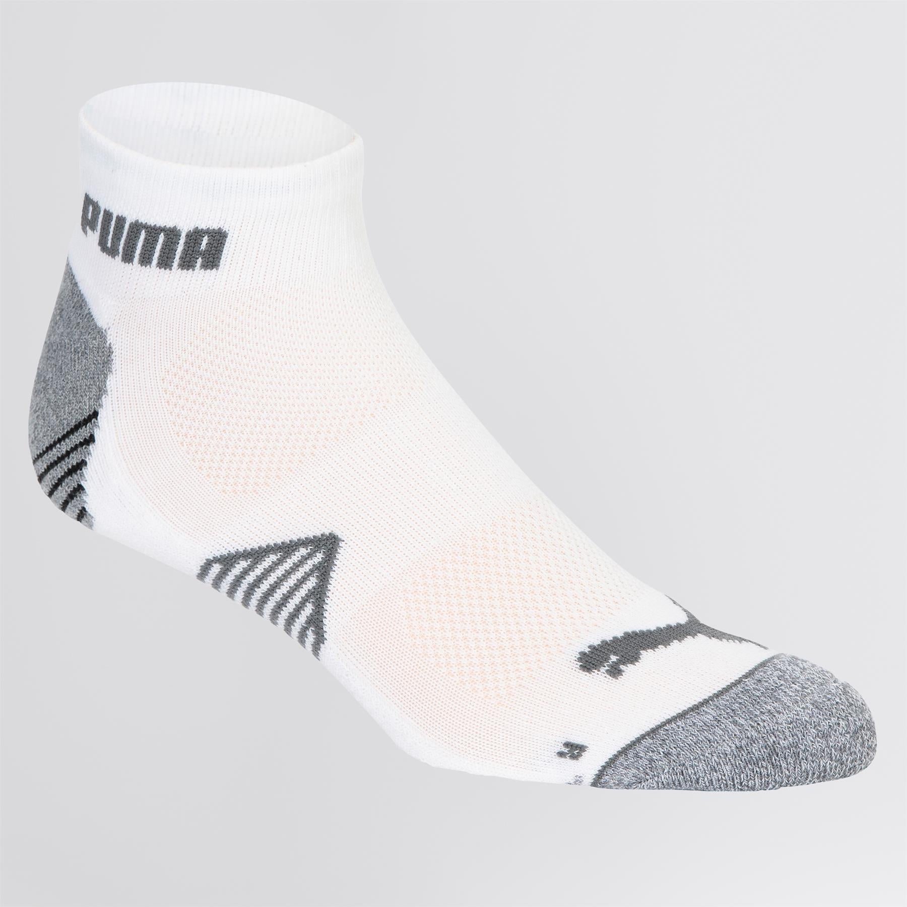 Essential Quarter Cut Sock Three Pack White