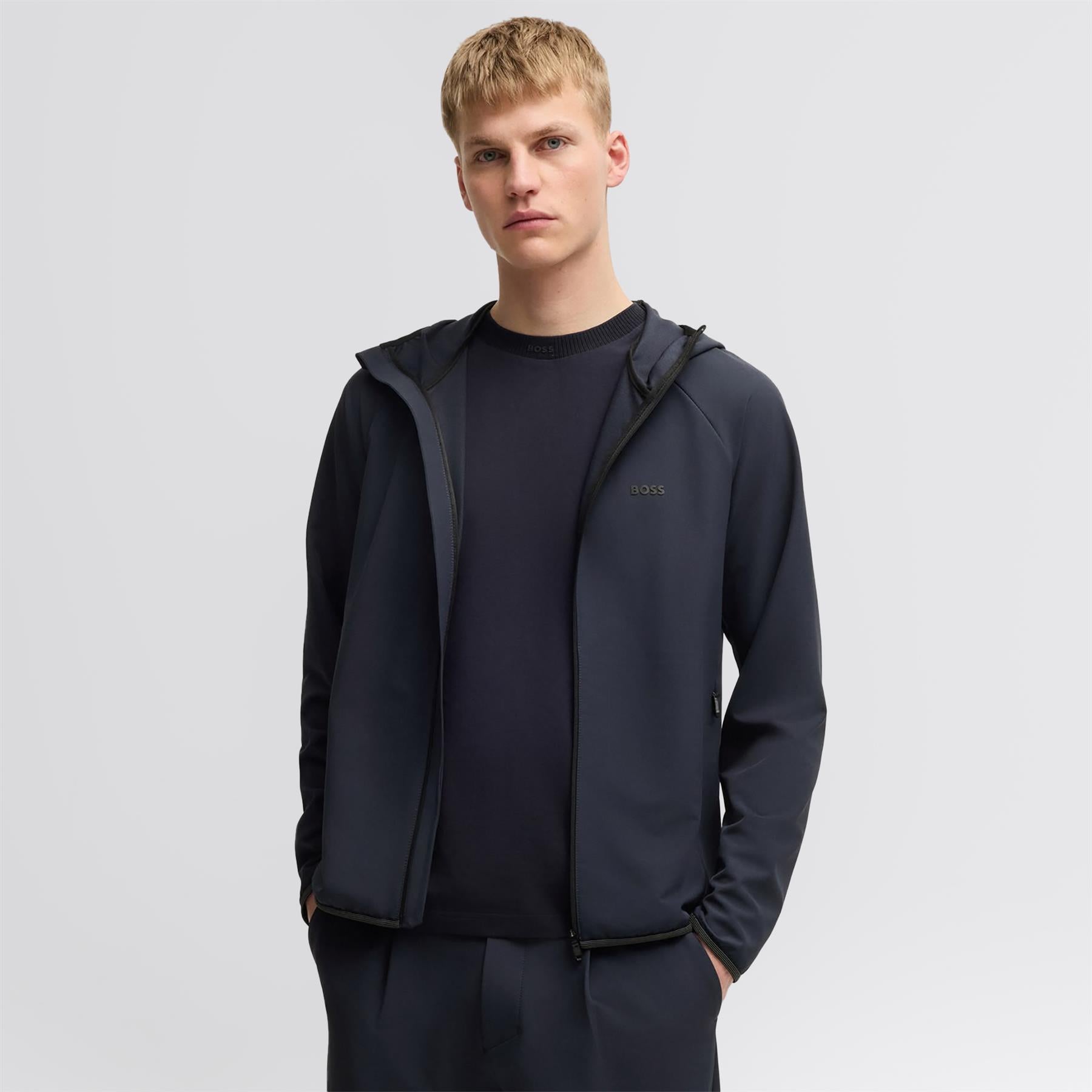 Commuter Hooded Jacket Dark Blue