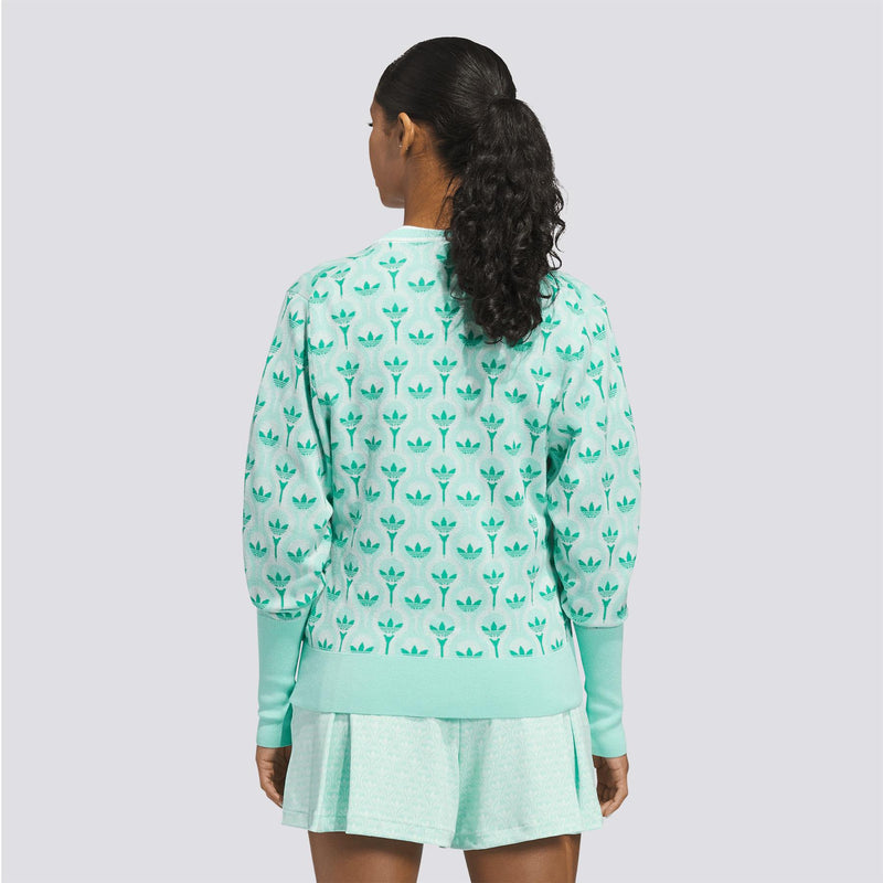 Originals All Over Cardigan White/Clear Mint