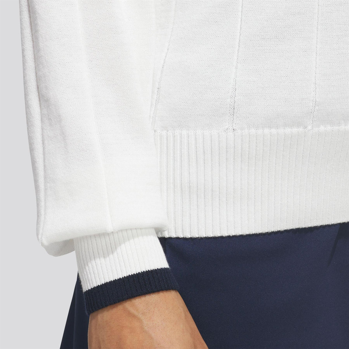 Ultimate365+ Knit Crew Sweater White