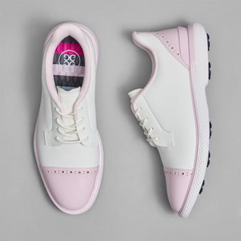 GALLIVAN2R Brogue Golf Shoes Snow/Blush