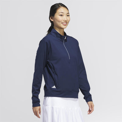 Couche intermédiaire à demi-zip Ultimate365 Regular Fit pour femme, bleu marine - SS24