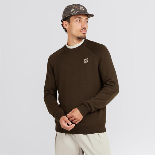 Merino Wool Crewneck Hickory