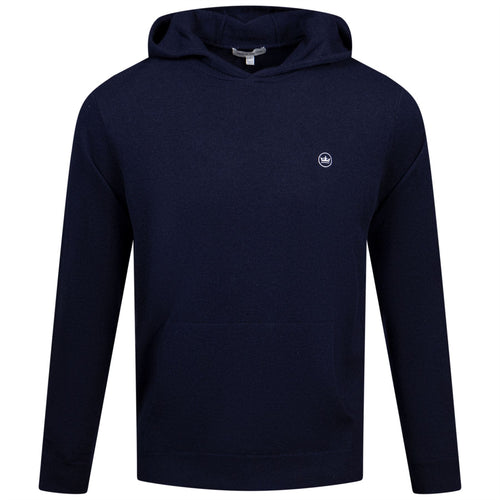 Conway Wool Cashmere Popover Hoodie Navy - AW24