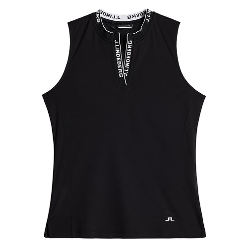 Womens Leya Sleeveless Top Black - AW24