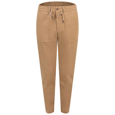 C-Perin-234 Cotton Relaxed Fit Trousers Medium Beige - W23