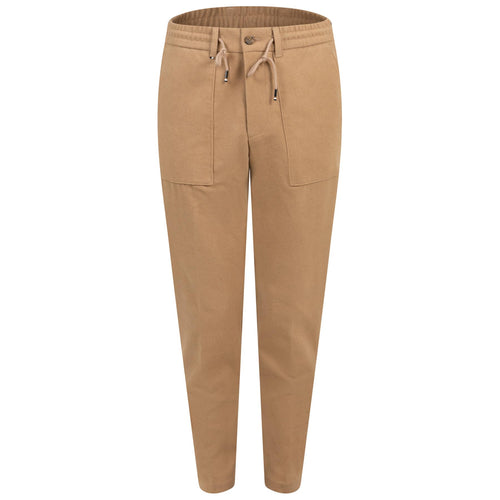 C-Perin-234 Cotton Relaxed Fit Trousers Medium Beige - W23
