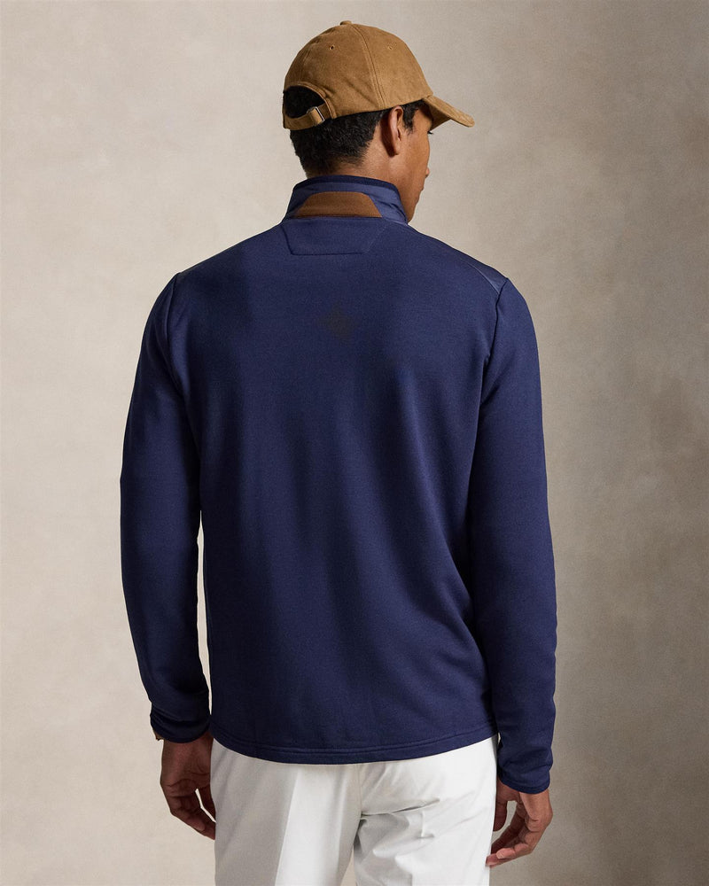 Hybrid Mockneck Jacket Refined Navy