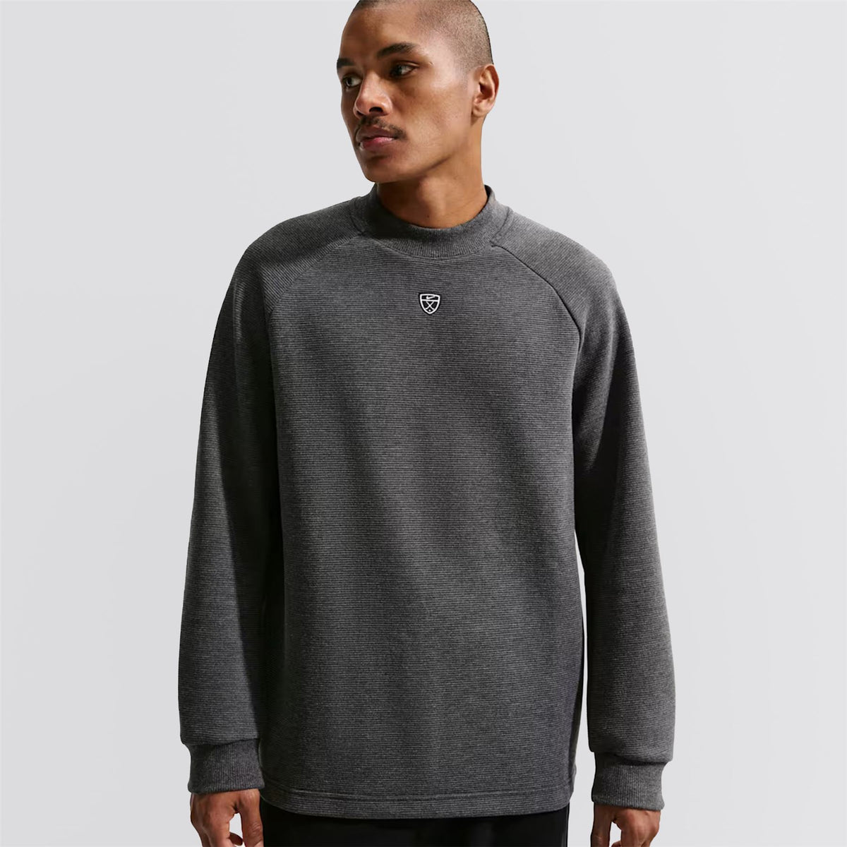 Therma-FIT Par 5 Crew Neck Black/White