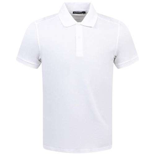 Troy Slim Fit Pique Polo White - AW24