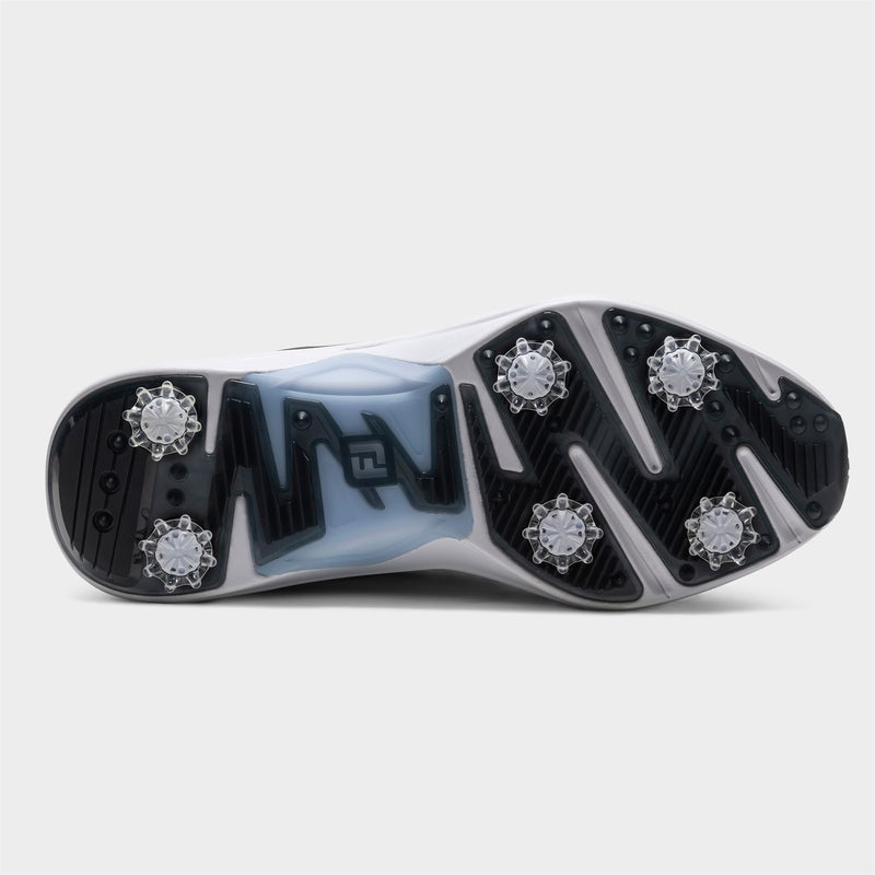 Hyperflex Spiked Golf Shoes White/Blue/Black