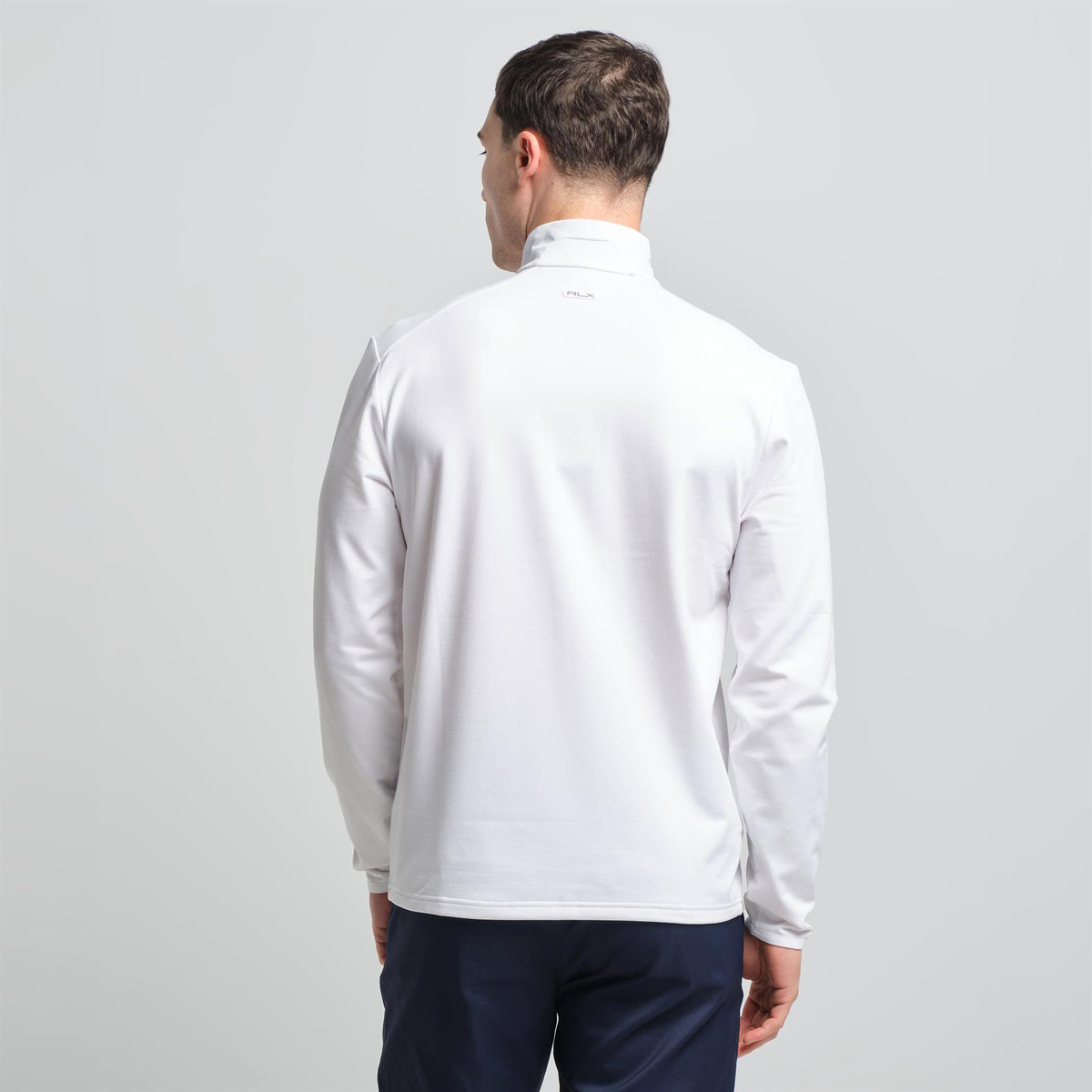 RLX Half Zip Stretch Jersey Pullover Ceramic White