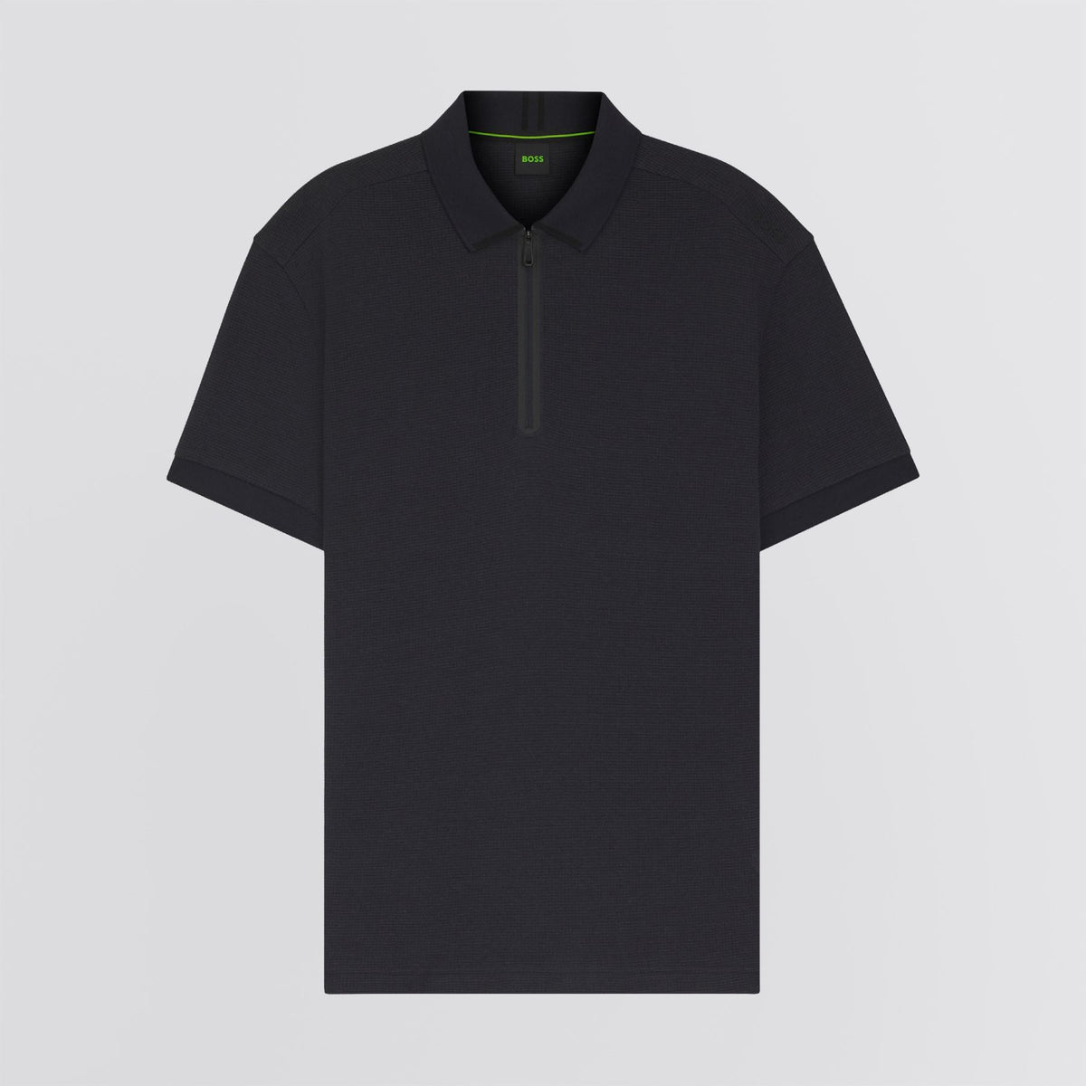 Terrace Zip Polo Dark Blue