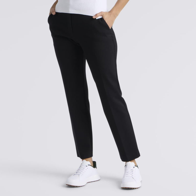 Ponte Slim Fit Trousers Onyx
