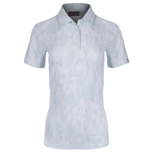 Womens Enya Printed Polo Mist - AW24