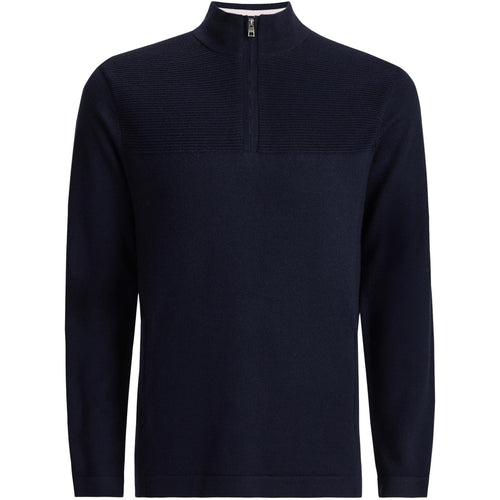 Quarter Zip Wind Blocker Merino Mid Layer Twilight - AW24