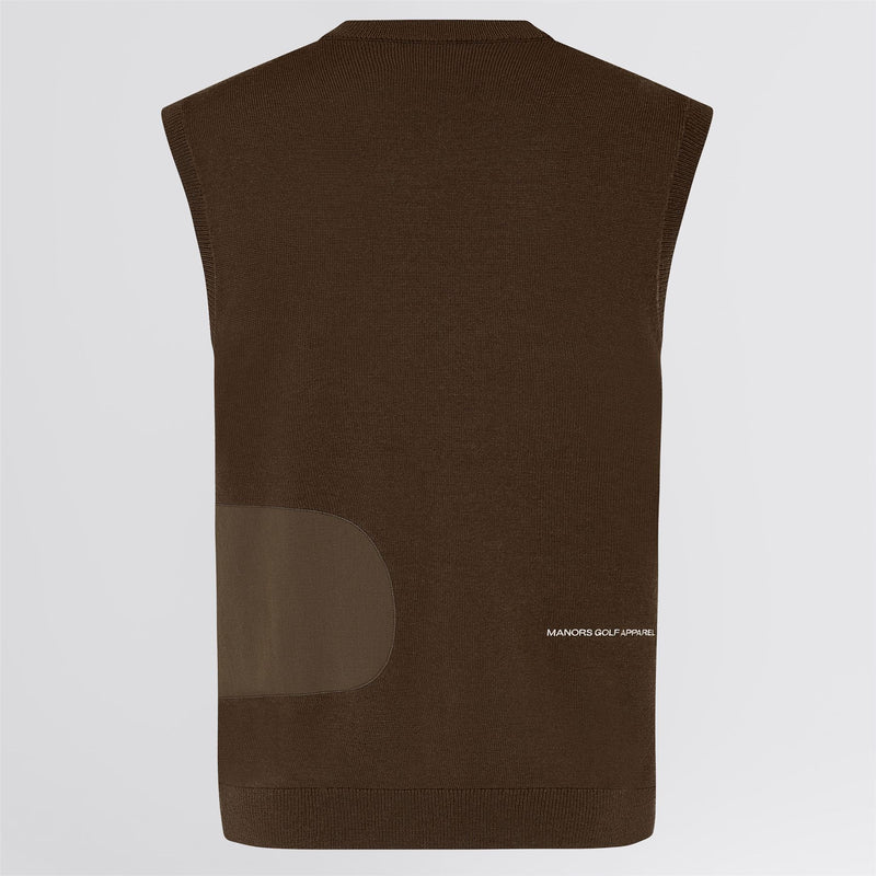 Merino Wool Vest Hickory