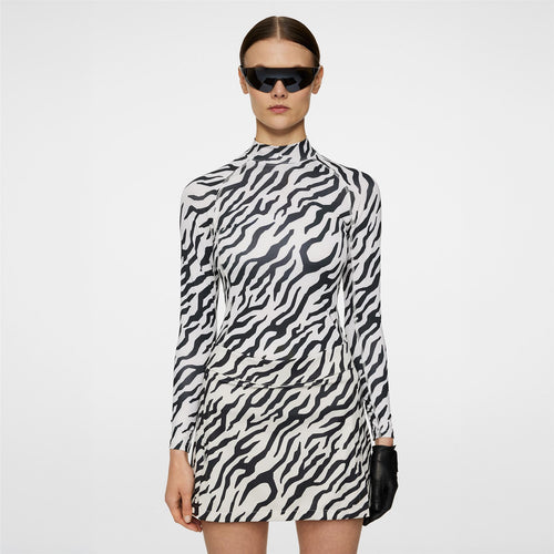 Ella Print Compression Base Layer Tour Tiger Moonbeam