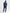 Perth Birdseye Performance Quarter Zip Mid Layer Blue Haze
