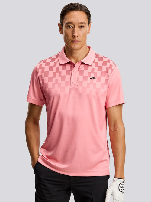Finn Print Polo Finn Fade Flamingo