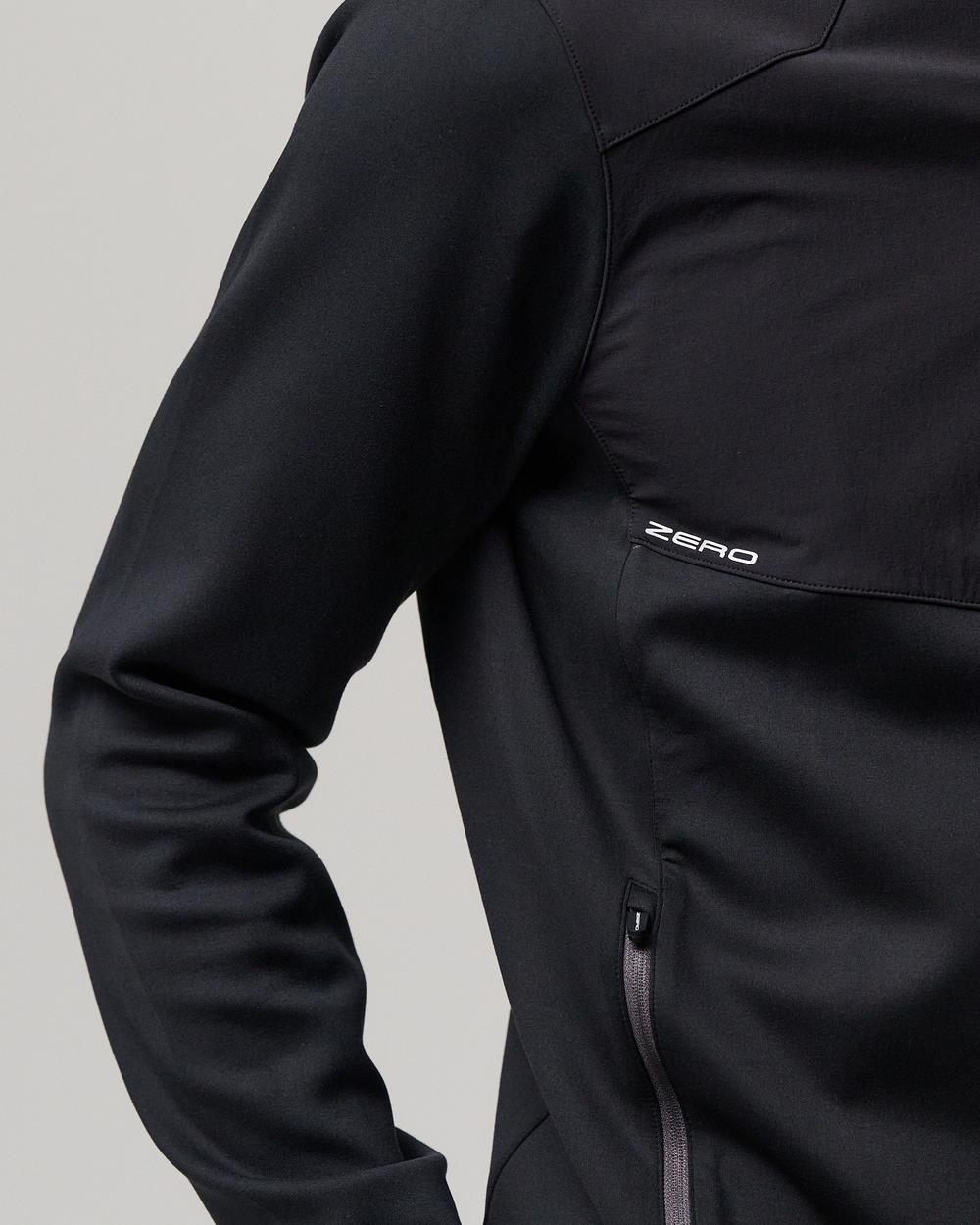 Spinks Full Zip Hybrid Jacket Black
