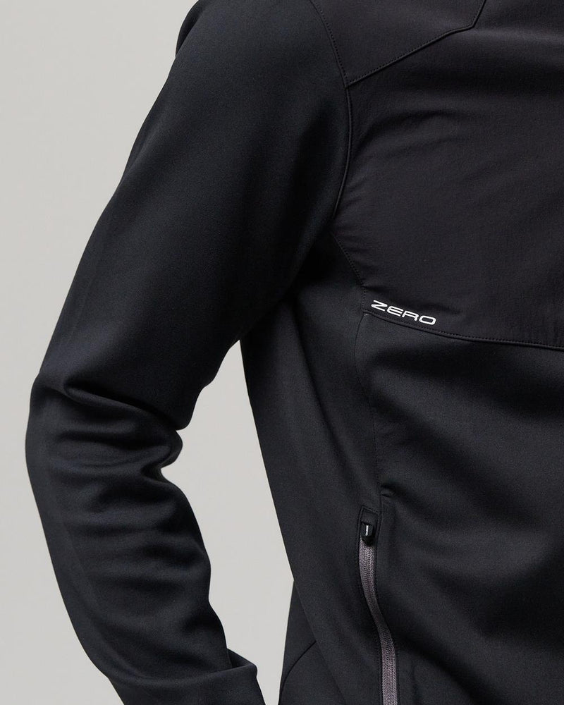 Spinks Full Zip Hybrid Jacket Black
