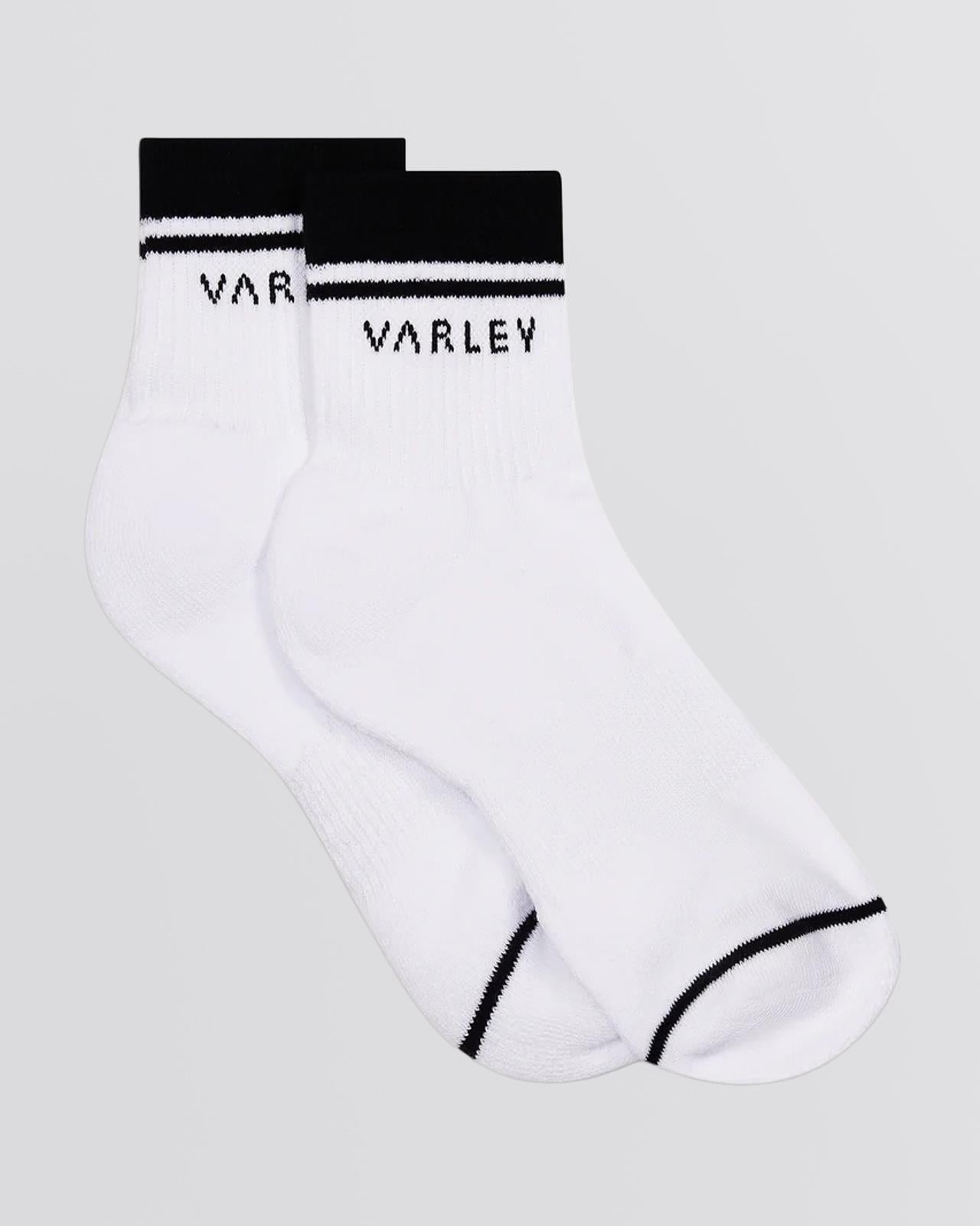 Lenni Half Crew Sock White/Black
