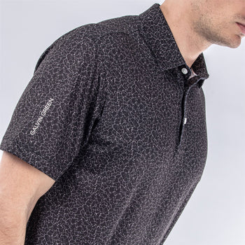 Mani Ventil8+ Breathable Regular Fit Polo Black