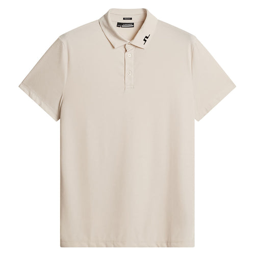 Bison Regular Jacquard Polo Moonbeam - AW24