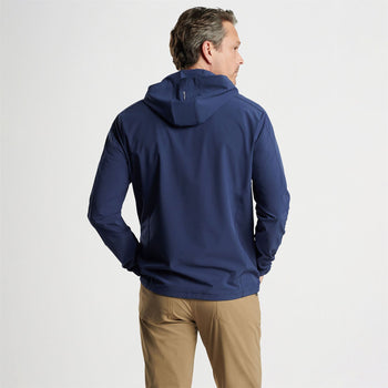 Quest Half Zip Hooded Jacket Navy