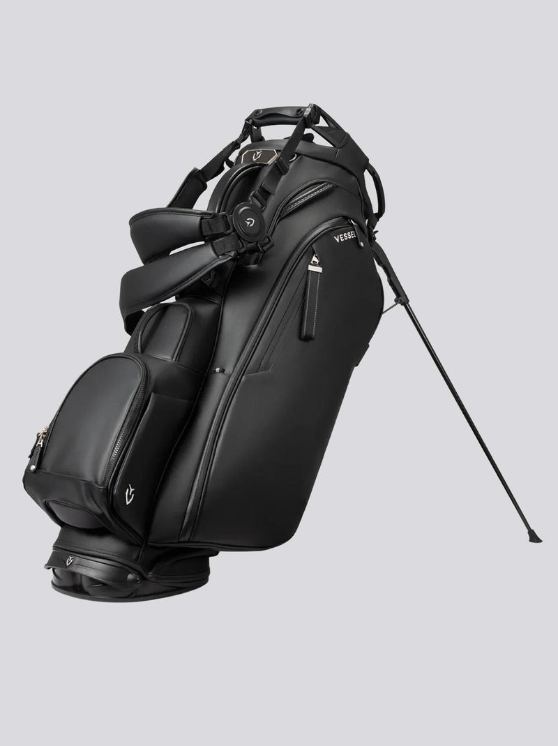 Player V Pro 7-Way Stand Bag Pebbled Black