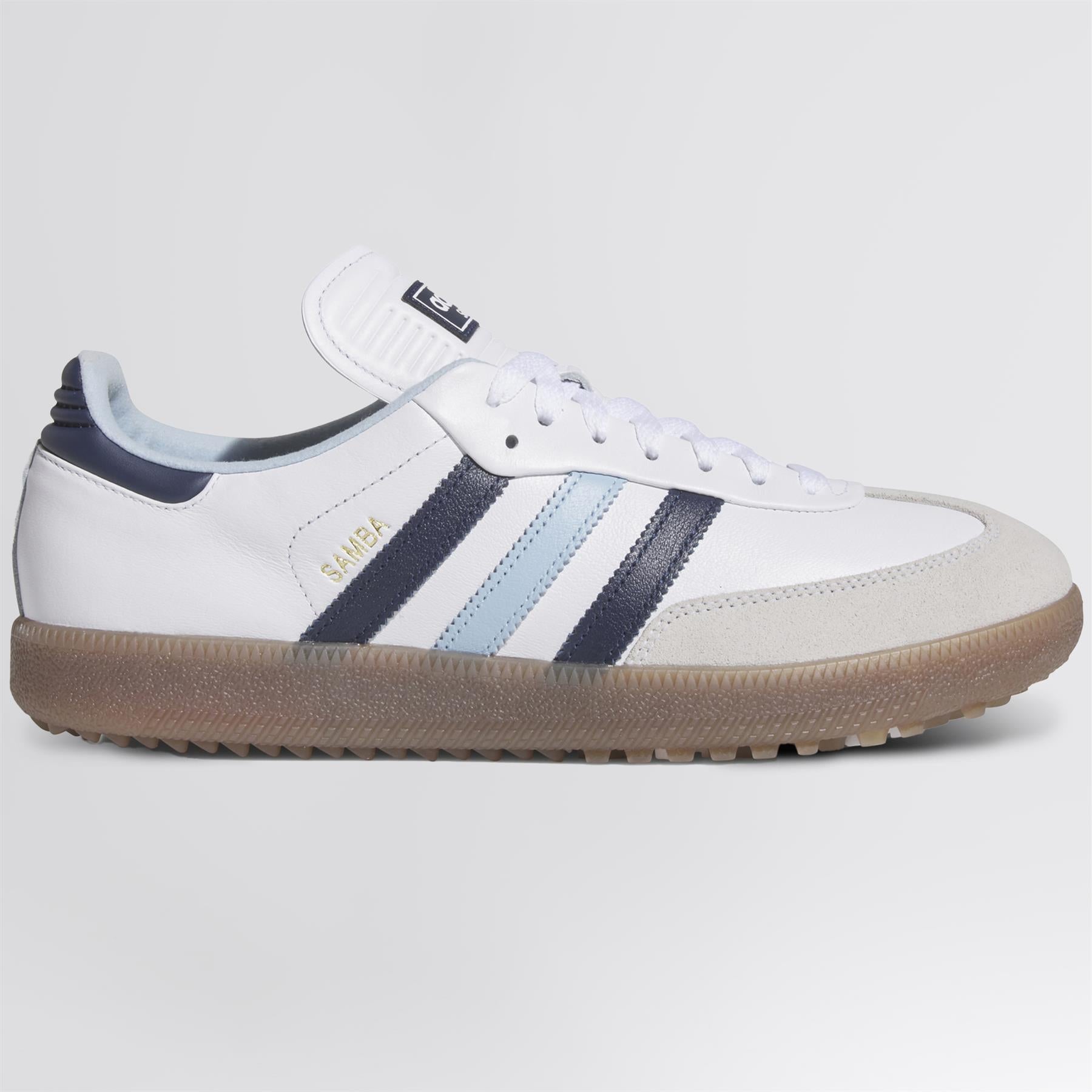 Samba Spikeless Golf Shoes Footwear White/Night Indigo/Clear Sky