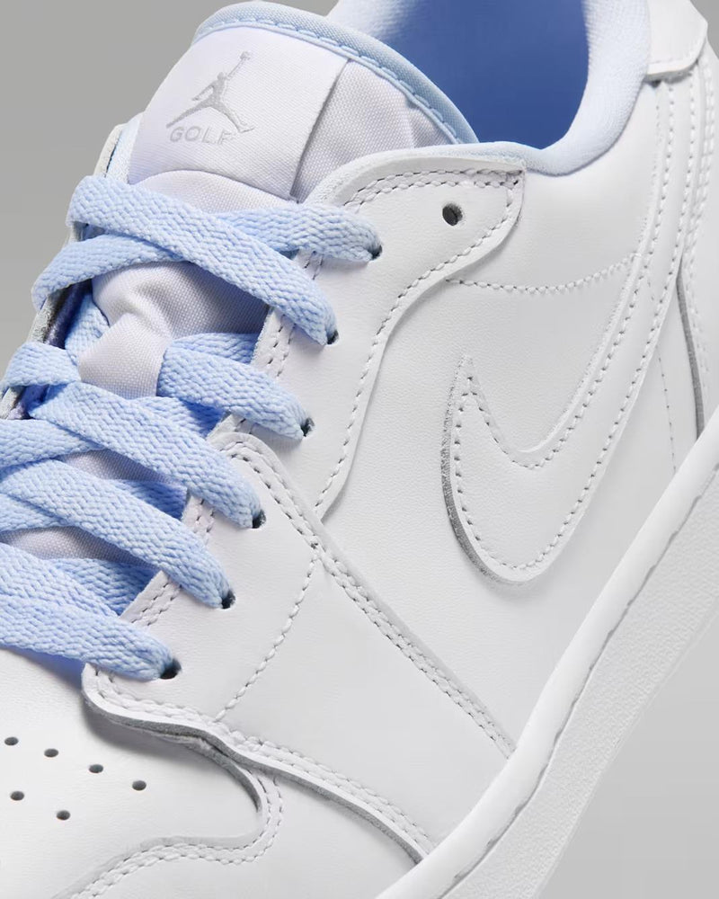 Air Jordan 1 Low G White/White/Hydrogen Blue