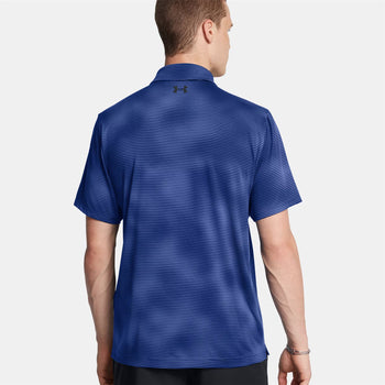 Playoff 3.0 Printed Polo Tech Blue/Black