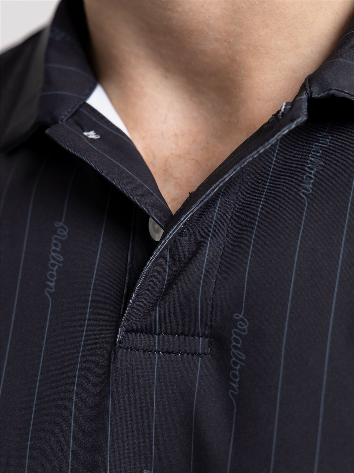 Evergreen Performance Pique Polo Black/Cool Grey
