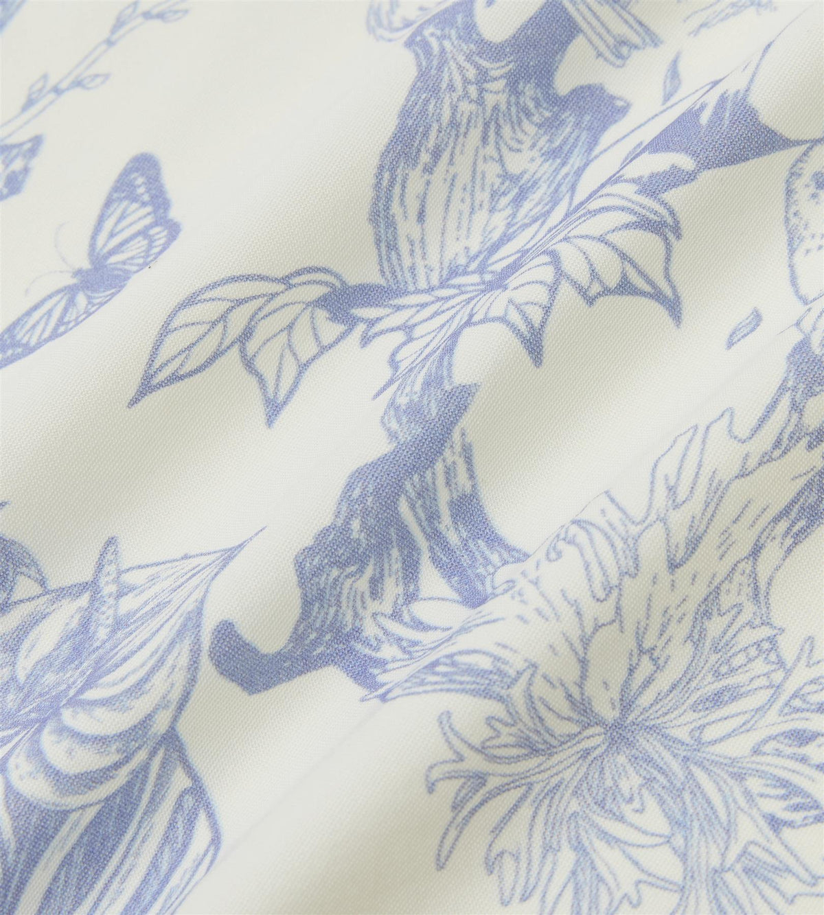 Printed Bandana Cream/Blue/Forest