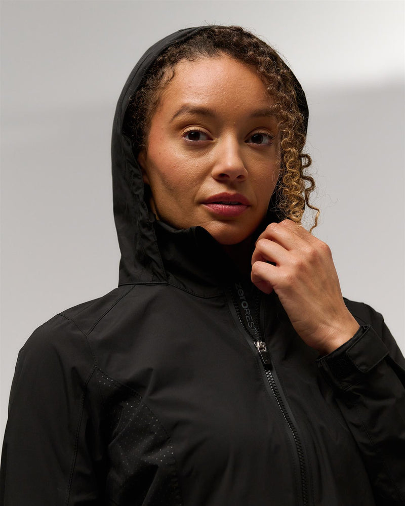Libby Waterpoof Hooded Jacket Black