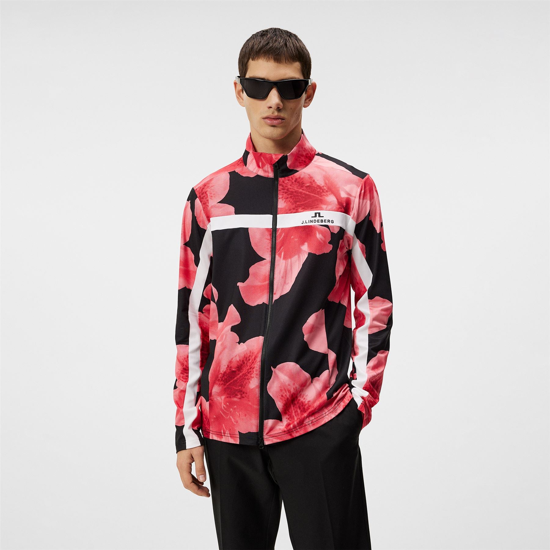 Jarvis Regular Fit Tour Stretch Mid Layer Azalea Pink