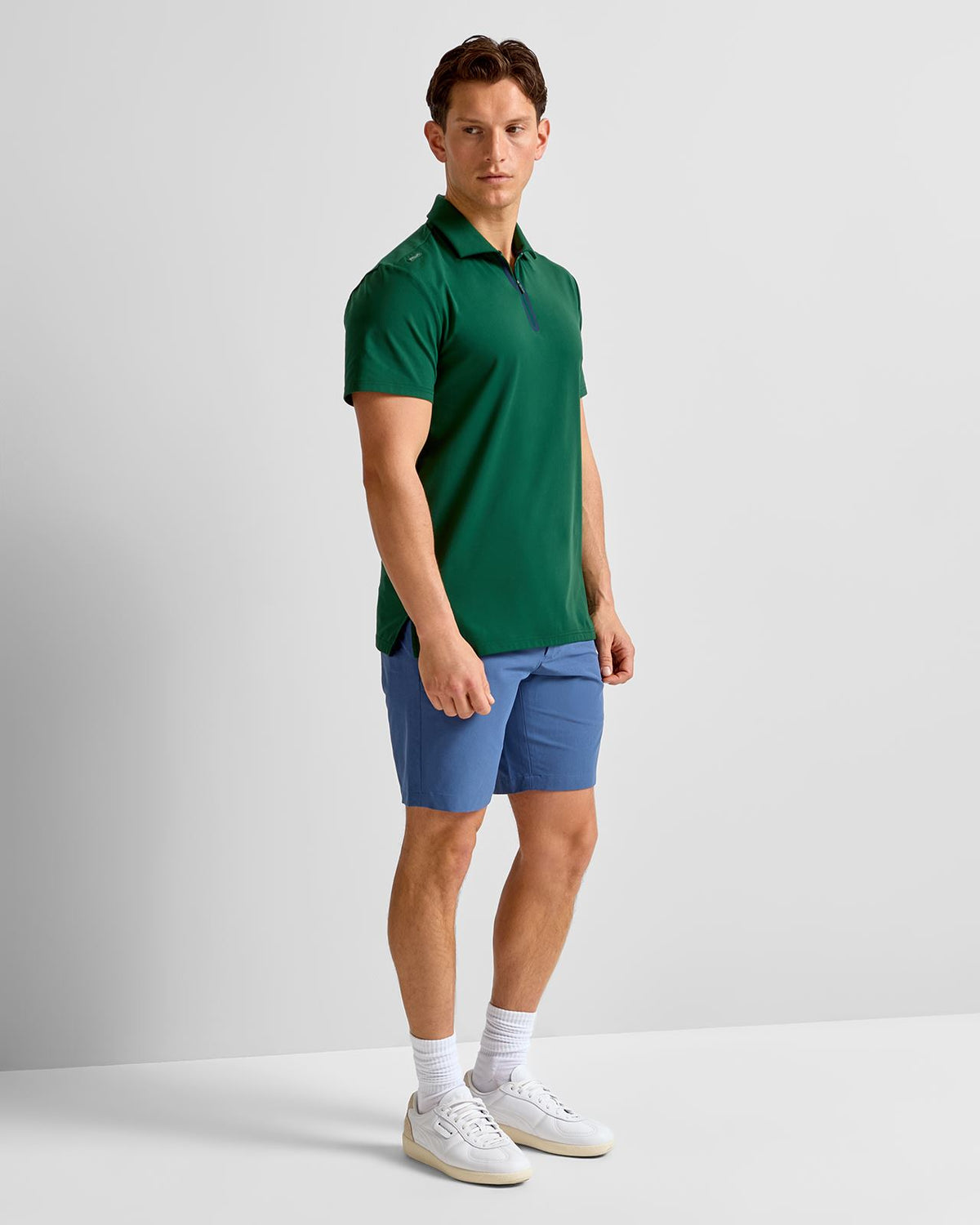 RLX Tailored Fit Kinetic Tech Jersey Moss Agate