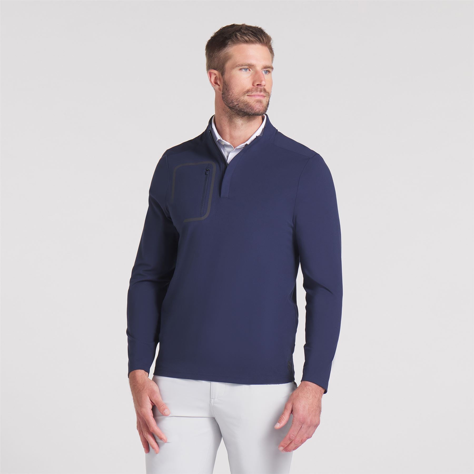 Cloudspun Tech Quarter Zip Deep Navy
