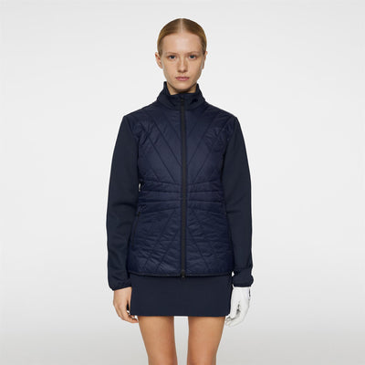 Holma Quilt Hybrid Jacket JL Navy
