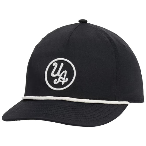 Drive 5-Panel Snapback Hat Black/White Quartz