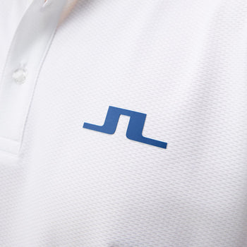 Bridge Regular Fit Tech Mesh Polo White