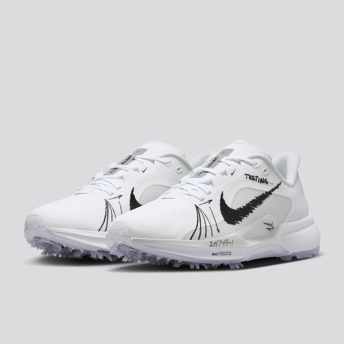 Nike Pegasus 1 Spiked Blueprint Spiked Golf Shoes - forefoot spike detail