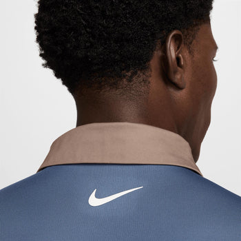Dri-FIT Tour Contrast Polo Diffused Blue/Mink Brown/White